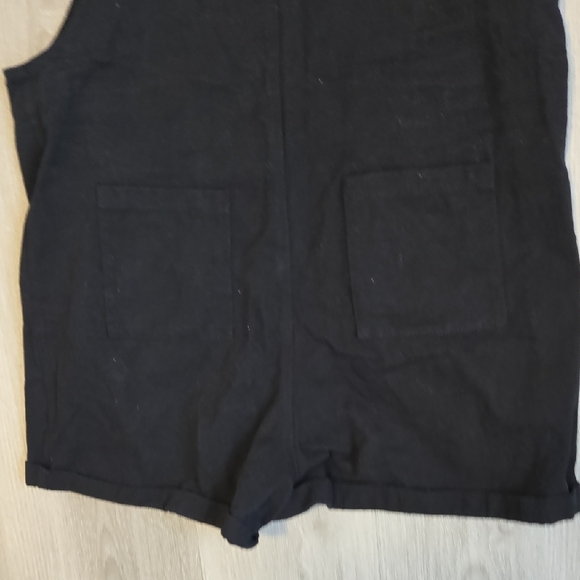 Black Overalls with Buckle Straps - Picture 7 of 8